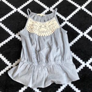 Girls Copper Key spaghetti strap tank top